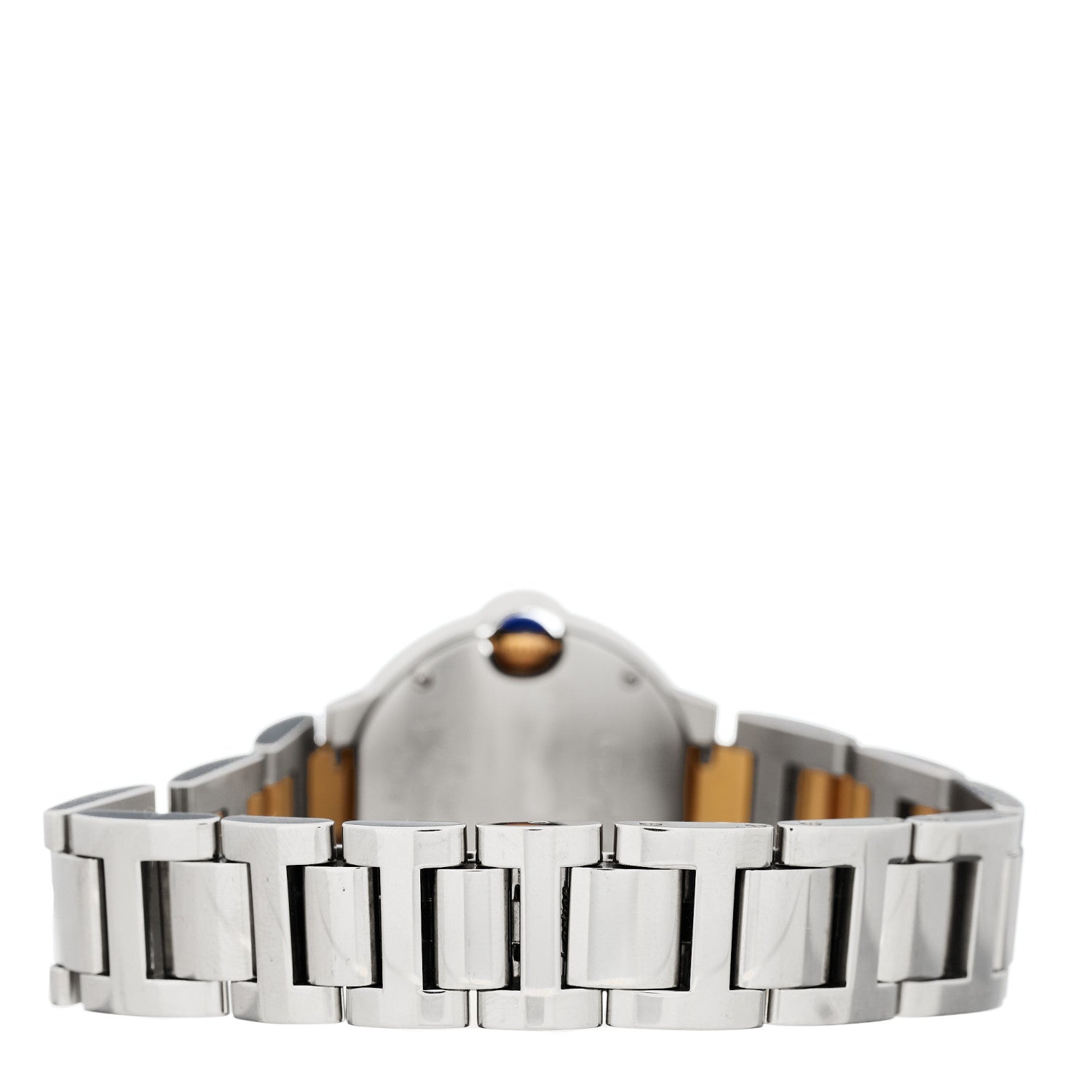 Cartier Stainless Steel 18K Pink Gold Pink Mother of Pearl 28mm Ballon Bleu De Cartier Quartz Watch 3 of 4