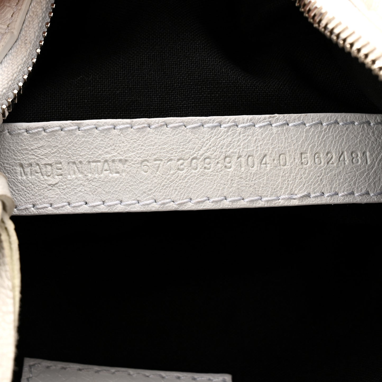 Agneau Arena Le Cagole Shoulder Bag XS Optic White