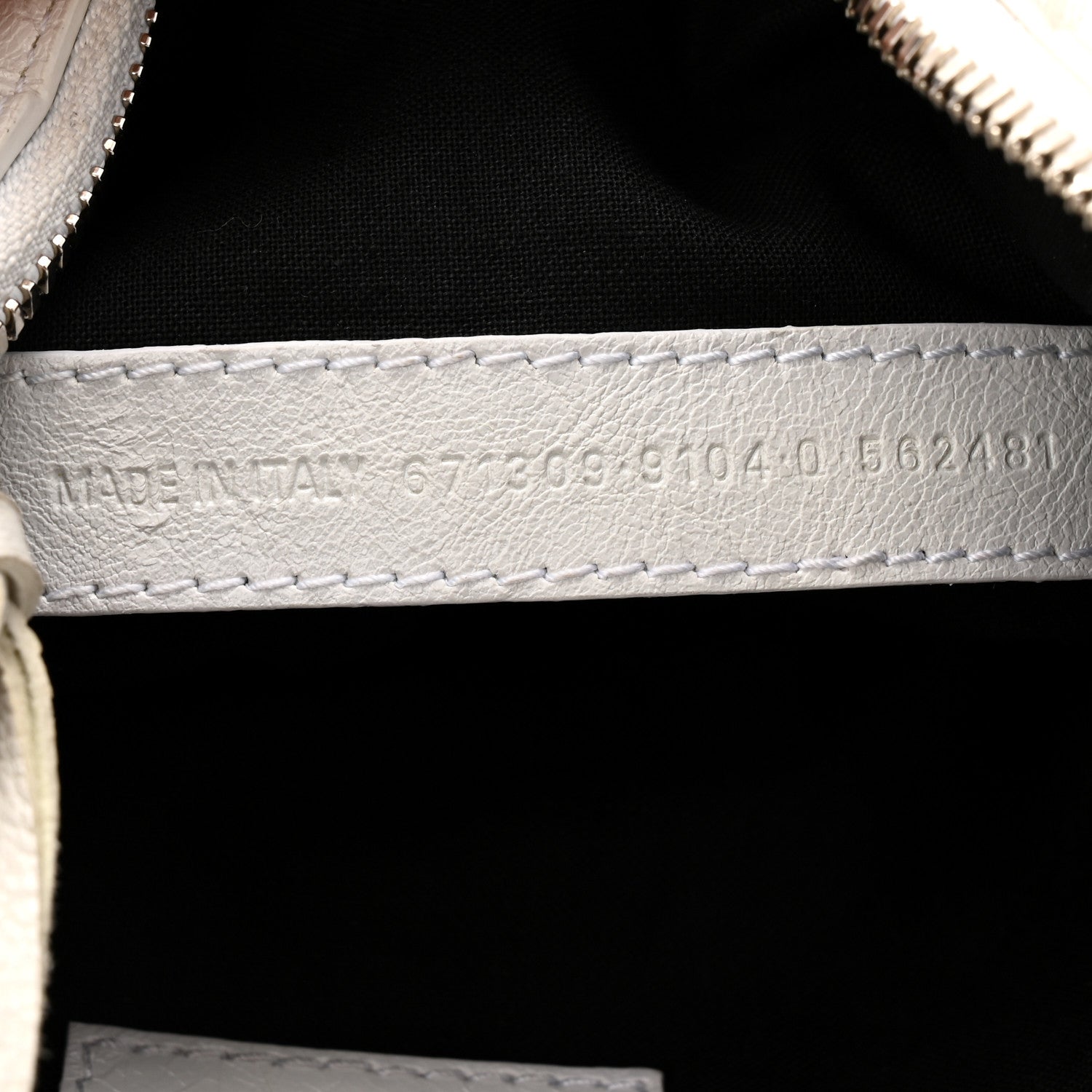 Balenciaga Agneau Arena Le Cagole Shoulder Bag XS Optic White 8 of 11