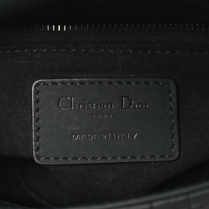 Christian Dior Ultra Matte Calfskin Cannage Mini Lady Dior Black 6 of 10