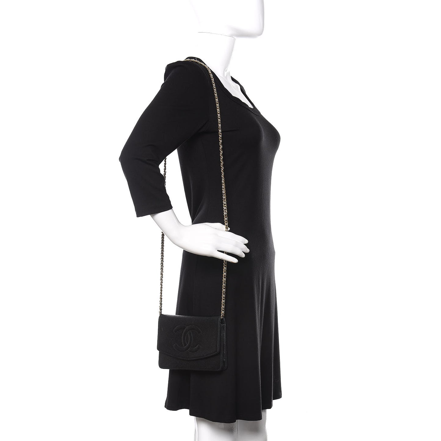 Caviar Timeless CC Wallet On Chain WOC Black