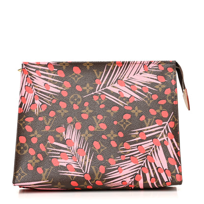 Louis Vuitton Monogram Jungle Dots Toiletry Pouch 26 Sugar Pink Poppy 1 of 9