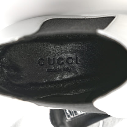 Gucci Nappa Zumi Mid Ankle Boots 38 Silver 7 of 14