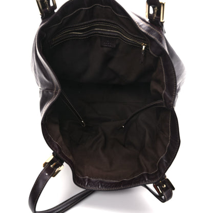 Gucci Calfskin Large Interlocking G Shoulder Bag Brown 5 of 13
