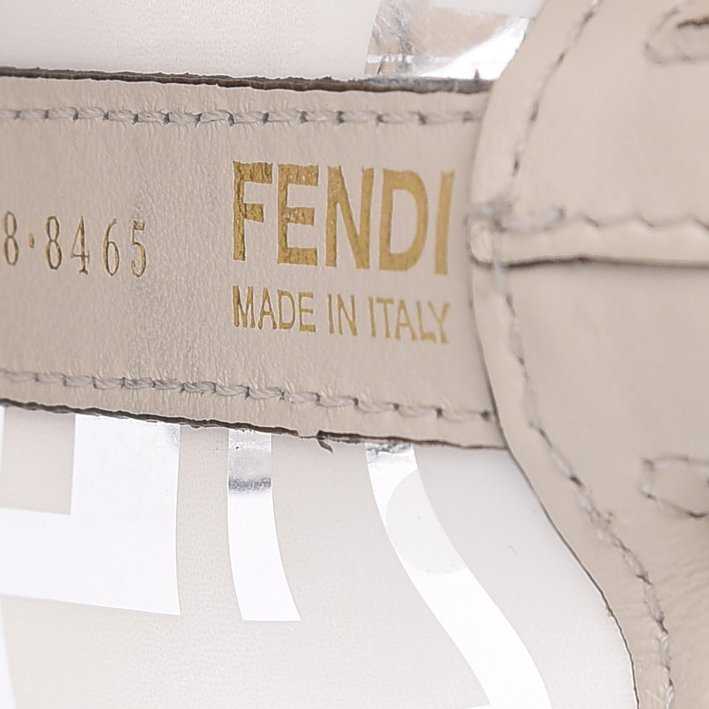 TPU FF Vitello Grace F is Fendi Mini Mon Tresor Bucket Bag White