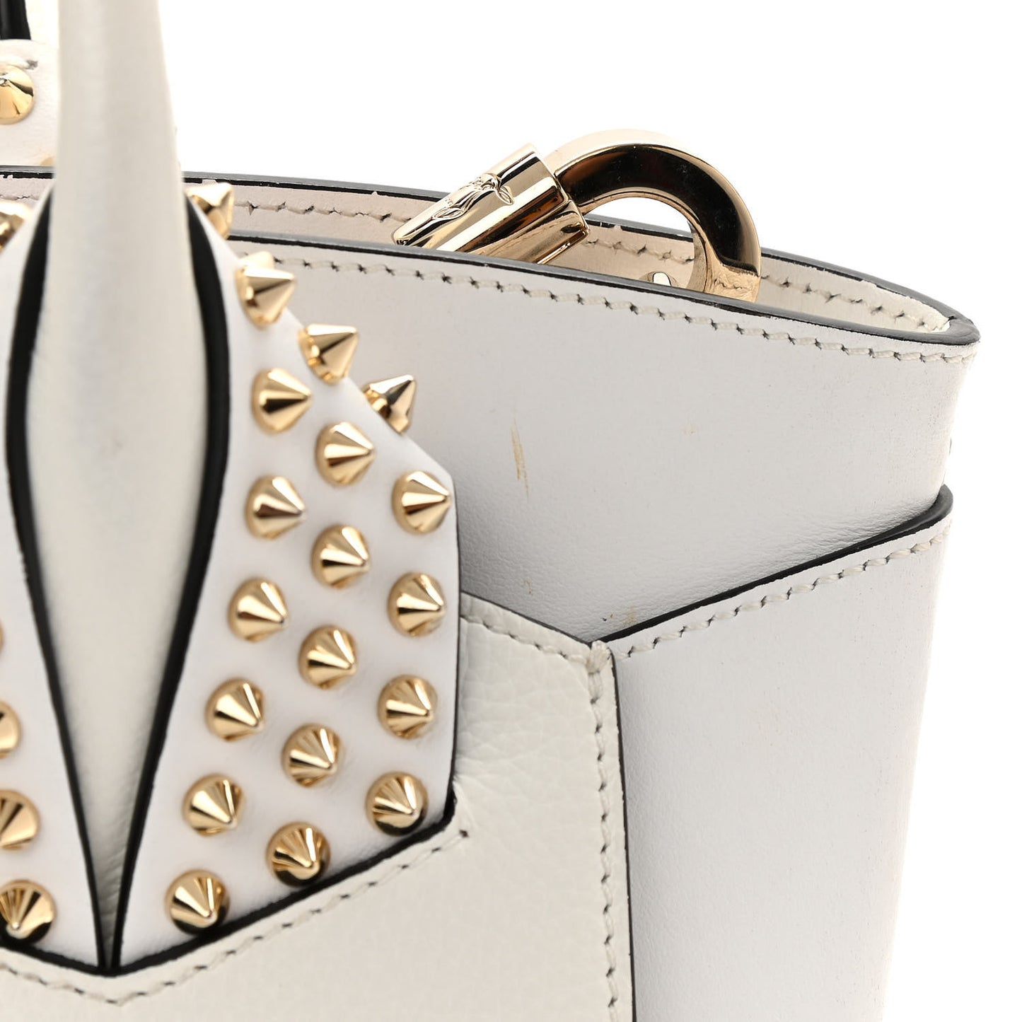 Calfskin Small Eloise Tote White