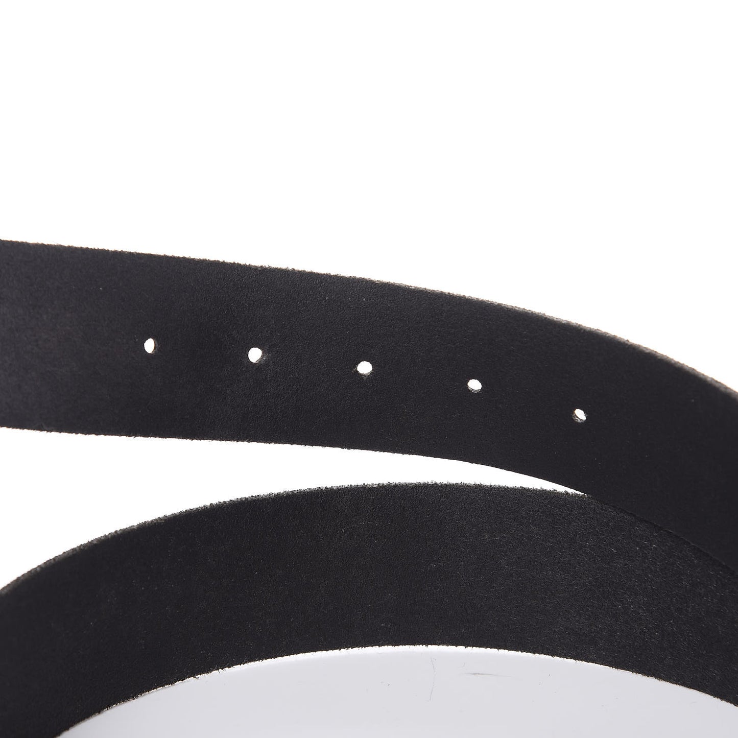 Calfskin Brass Feline Buckle Belt 85 34 Black