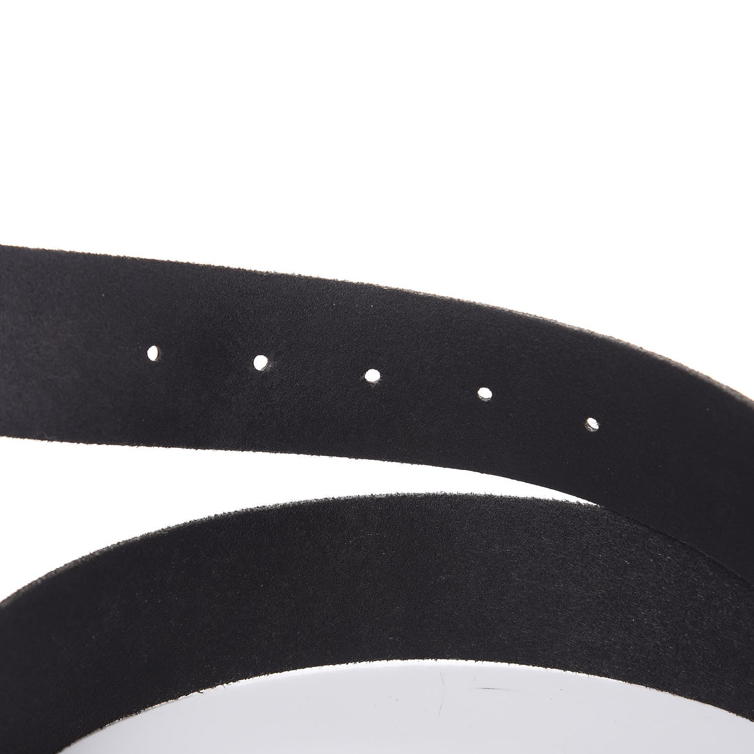 Gucci Calfskin Brass Feline Buckle Belt 85 34 Black 4 of 8