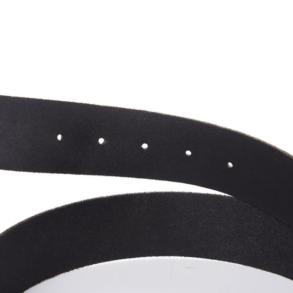 Gucci Calfskin Brass Feline Buckle Belt 85 34 Black 4 of 8