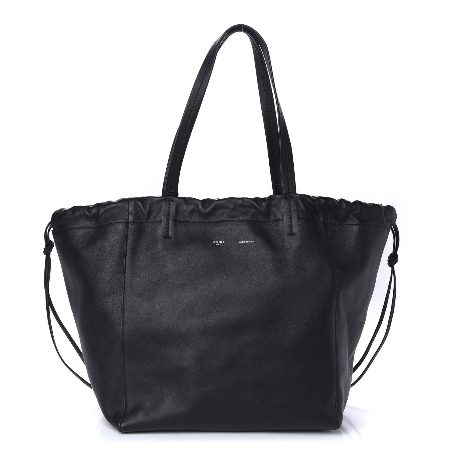 Celine Smooth Calfskin Small Coulisse Cabas Black 1 of 10
