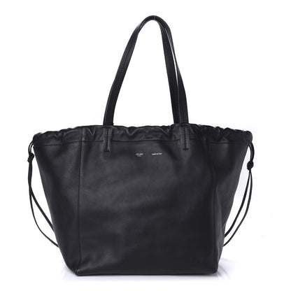 Celine Smooth Calfskin Small Coulisse Cabas Black 1 of 10