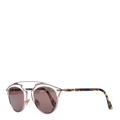 Christian Dior Mirrored So Real Sunglasses Pink Tortoise 1 of 7