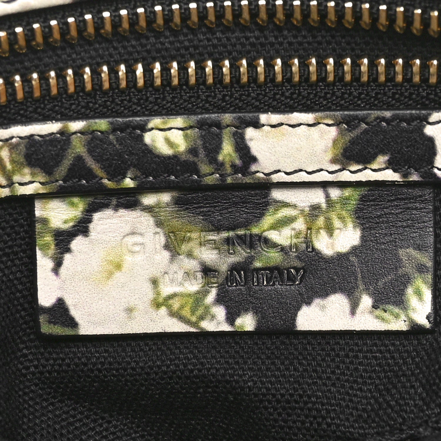 Givenchy Lambskin Baby's Breath Print Medium Pandora Black 6 of 11