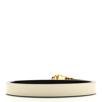 Christian Dior Calfskin 30 Montaigne Reversible Belt  80 32 Black Multicolor 4 of 8