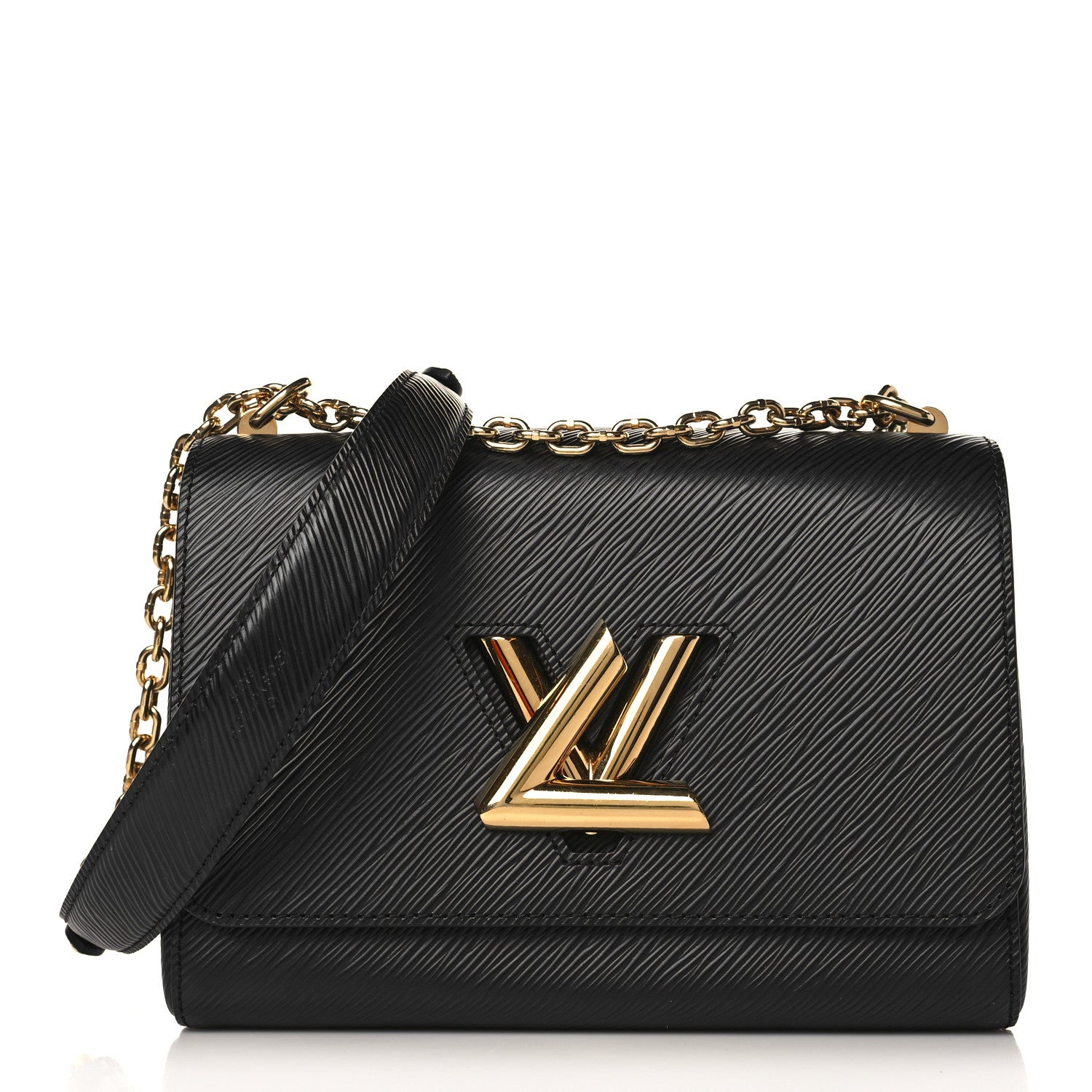 Louis Vuitton Epi Twist Shoulder Bag MM Black 1 of 9