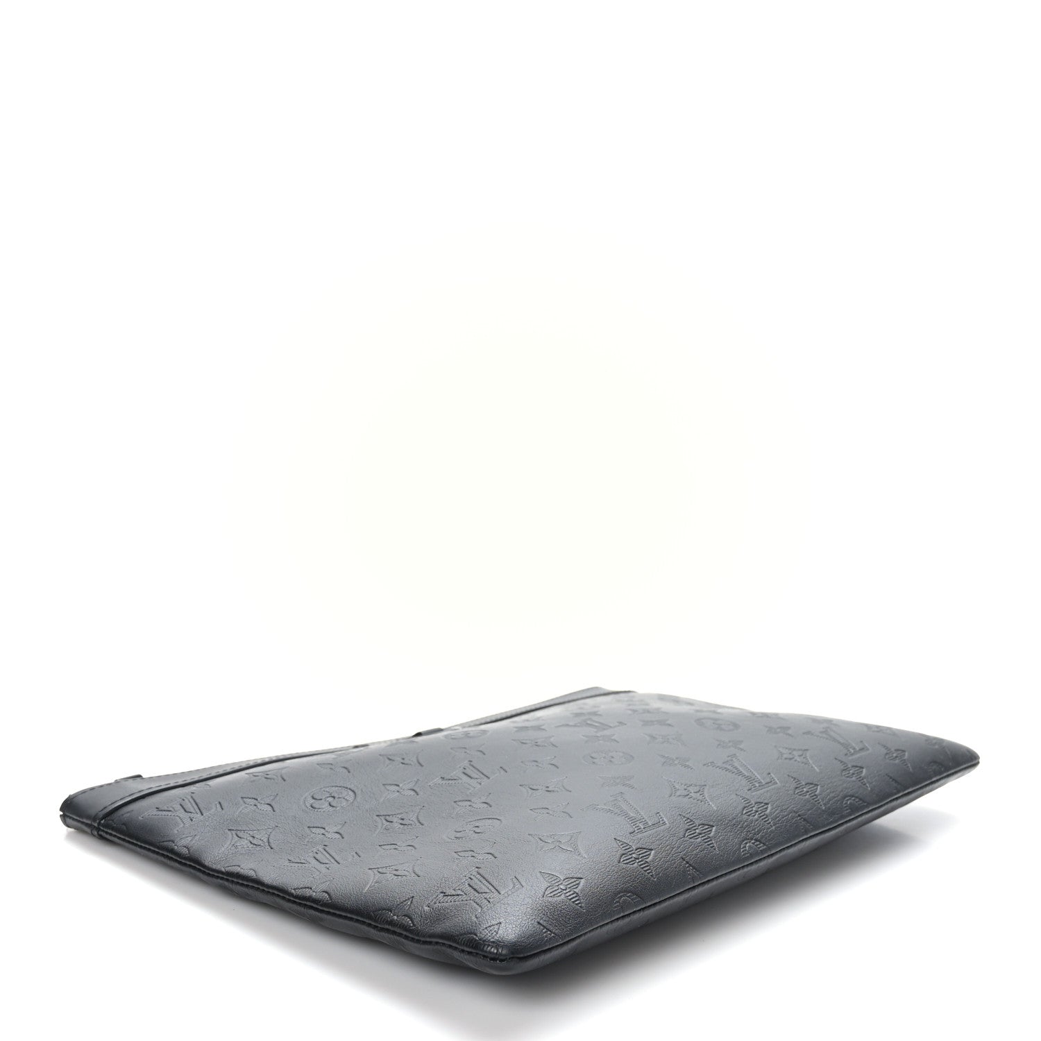 Louis Vuitton Calfskin Monogram Shadow Discovery Pochette Black 4 of 6