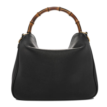 Gucci Softy Wonka Textured Dollar Calfskin Medium Diana Shoulder Bag Black 1 of 10