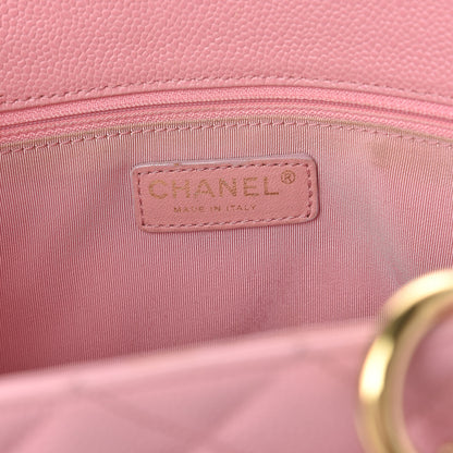 Chanel Caviar Quilted Grand Shopping Tote GST Pink 6 of 15