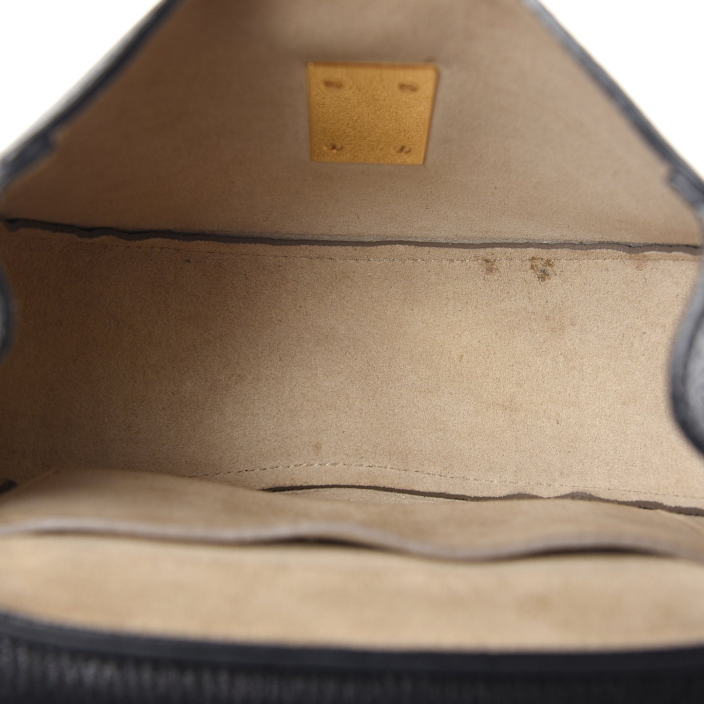 Grained Lambskin Mini Drew Shoulder Bag Black
