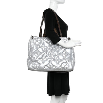 Louis Vuitton Econyl Monogram Pillow Giant Onthego GM Silver 2 of 9