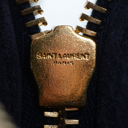 Saint Laurent Calfskin Classic Baby Duffle Dark Blue 7 of 9