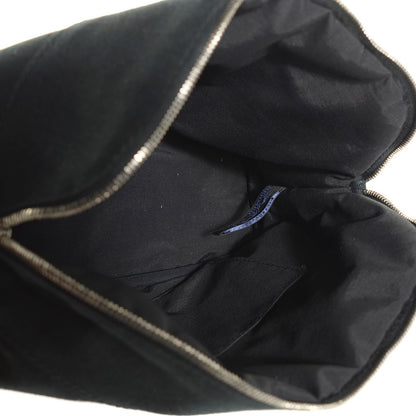 Hermes Cotton Canvas Bolide Travel Cosmetic Pouch Black 5 of 11