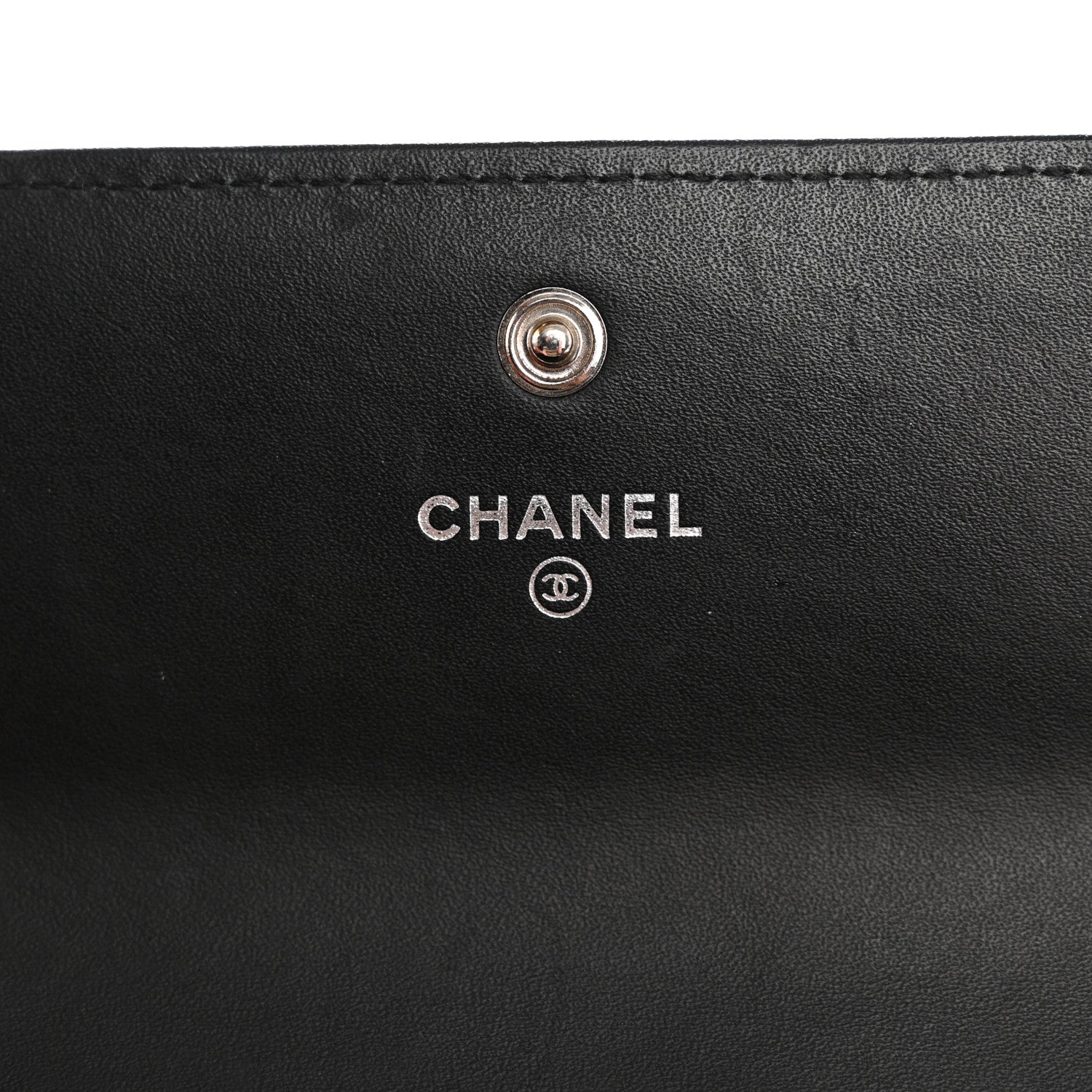 Chanel Patent Quilted Large Brilliant Flap Wallet Black 5 of 9