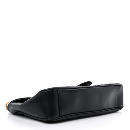Gucci Calfskin Matelasse Medium GG Marmont Shoulder Bag Black 4 of 15