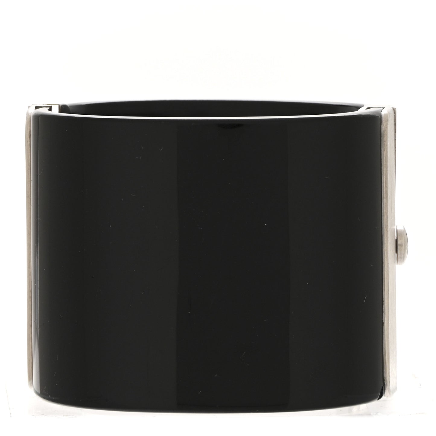 Resin Crystal CC Wide Cuff Black