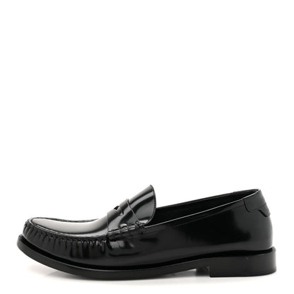 Saint Laurent Magnum Lux Calfskin Le Loafer 15 Moccasins 40.5 Black 1 of 10