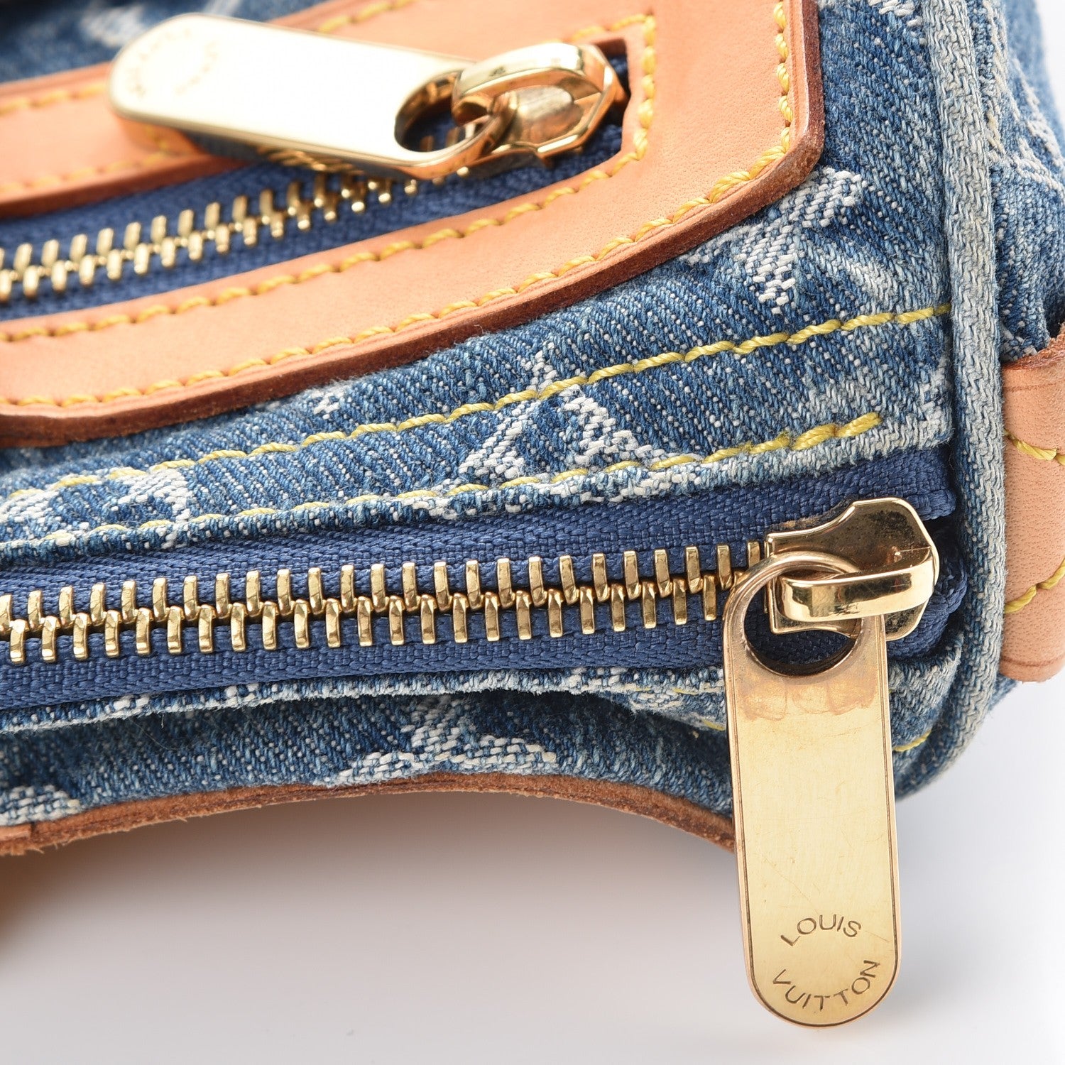 Louis Vuitton Monogram Denim Neo Speedy Blue 9 of 11