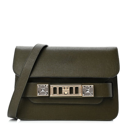 Proenza Schouler New Linosa Mini PS11 Classic Shoulder Bag Military 1 of 5