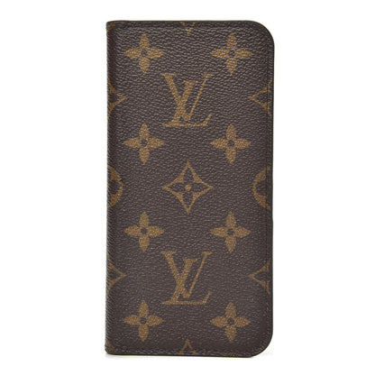 Louis Vuitton Monogram iPhone X Folio Case 1 of 9