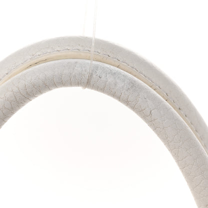 Burberry London Grainy Calfskin Small Greenwood Bowling Bag White 15 of 22