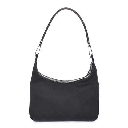 Gucci Monogram GG Small Clasp Hobo Black 1 of 7