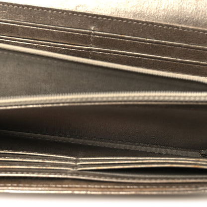 Chanel Iridescent Calfskin Quilted Boy Flap Wallet Dark Gold 5 of 14