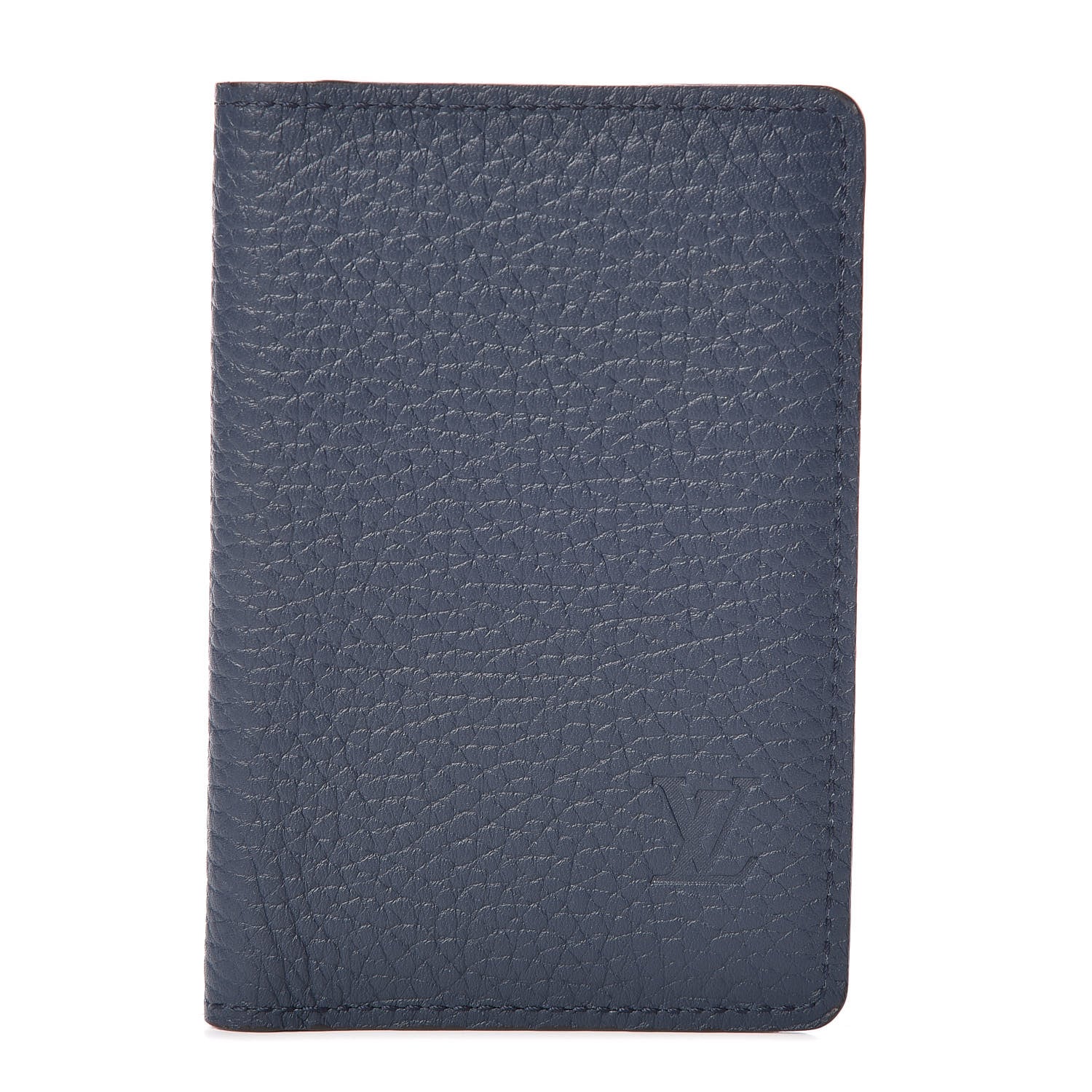 Louis Vuitton Taurillon Pocket Organizer Navy 1 of 7