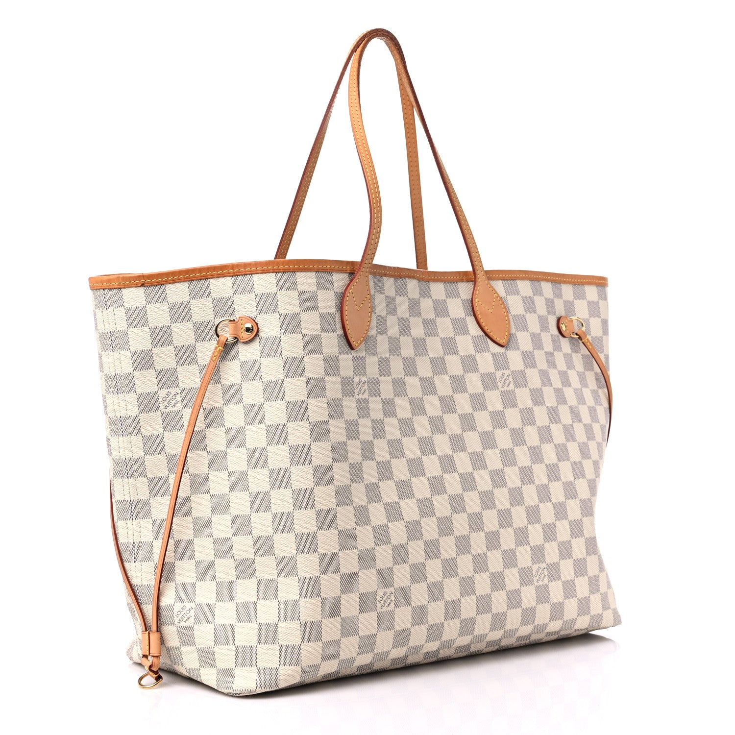 Louis Vuitton Damier Azur Neo Neverfull GM Rose Ballerine 3 of 17