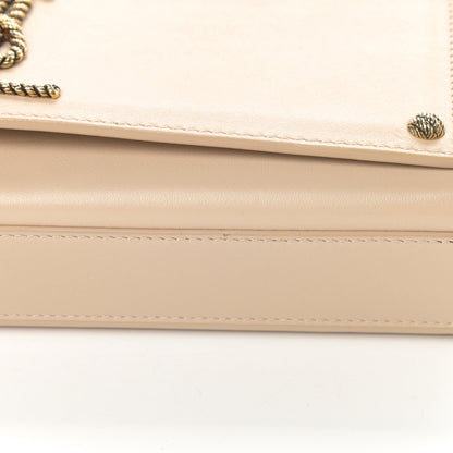 Saint Laurent Smooth Calfskin Medium Braided Monogram Kate Satchel Nude Powder 12 of 12