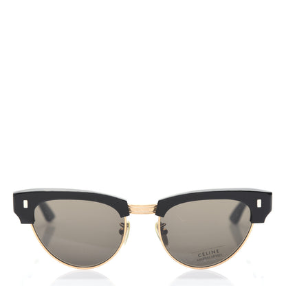 Celine Acetate Cat Eye Sunglasses CL40059U Black Gold 2 of 7
