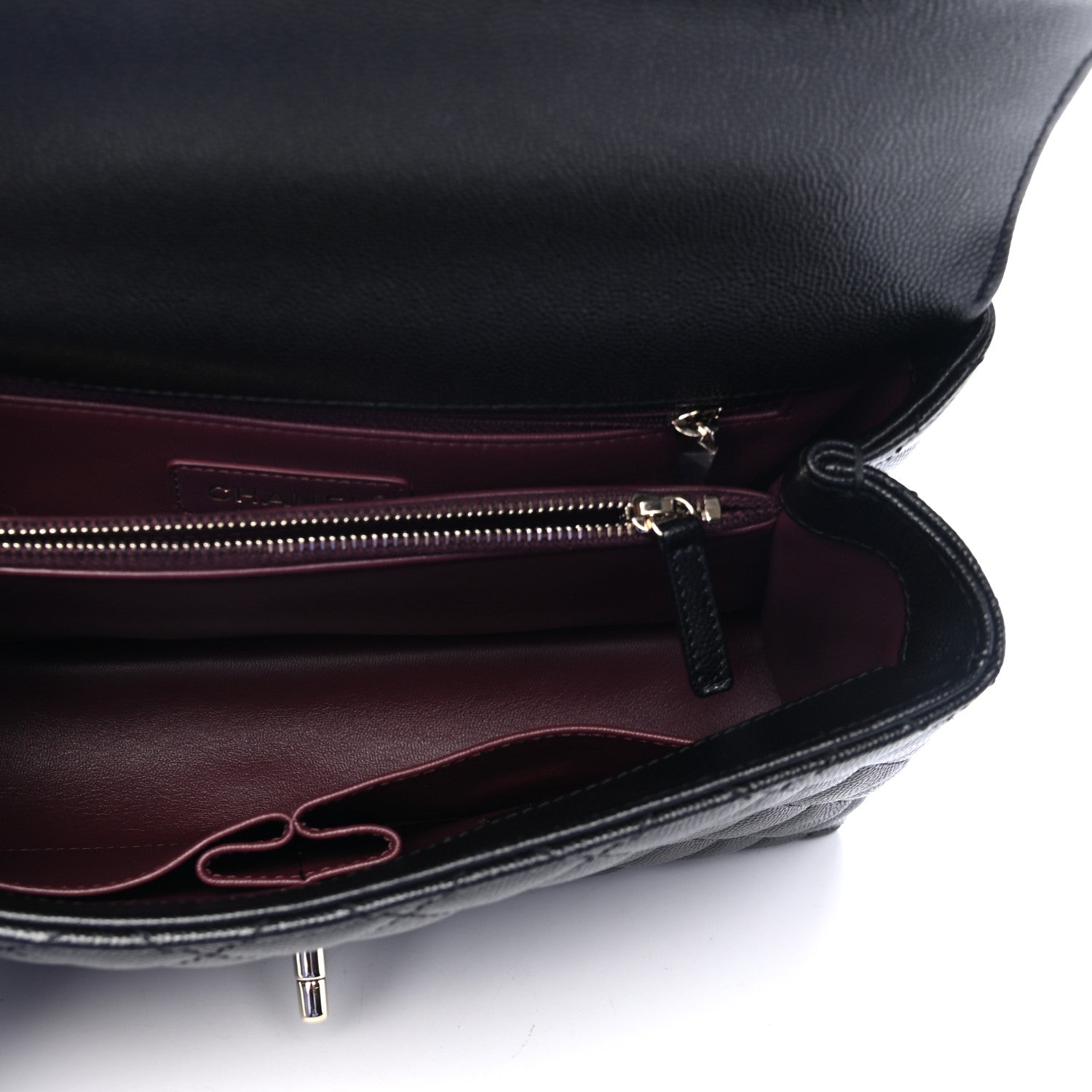 Chanel Caviar Quilted Small Coco Handle Flap Black 4 of 4
