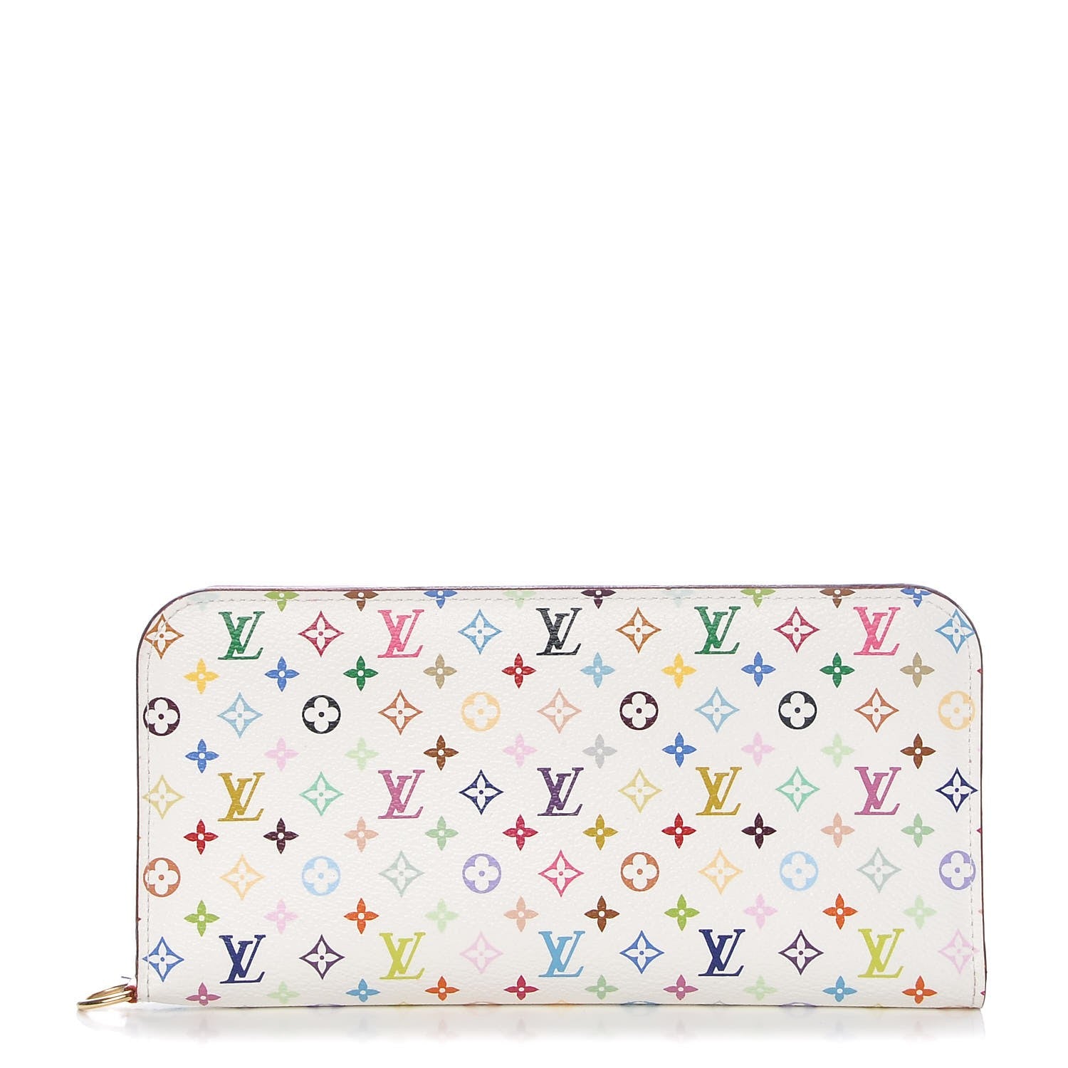 Louis Vuitton Monogram Multicolor Insolite Wallet White Litchi 1 of 8