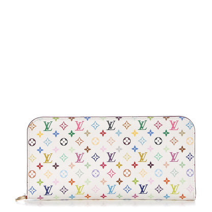 Louis Vuitton Monogram Multicolor Insolite Wallet White Litchi 1 of 8