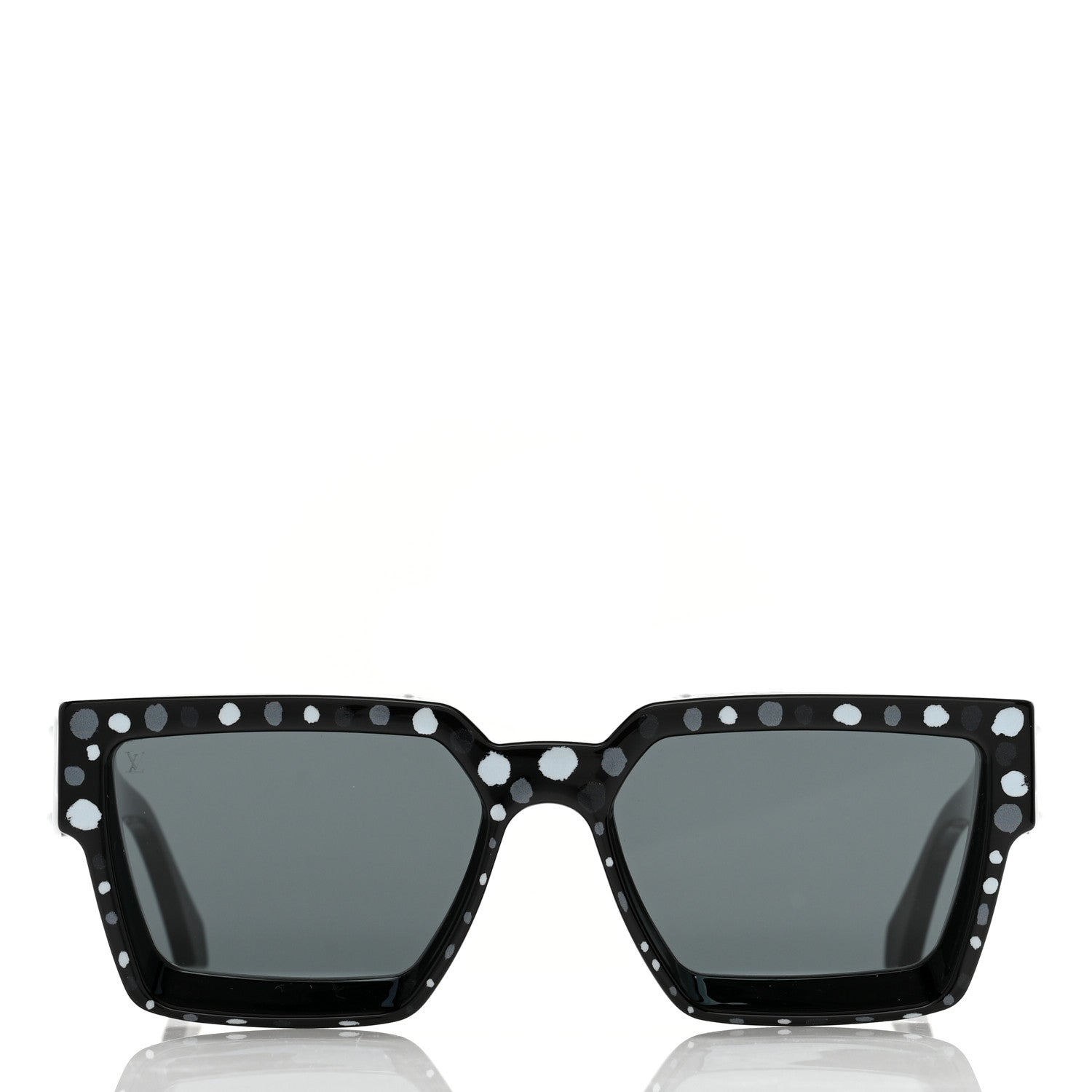 Louis Vuitton LV X YK Painted Dots 1.1 Millionaires Sunglasses Z1904W Black 2 of 10
