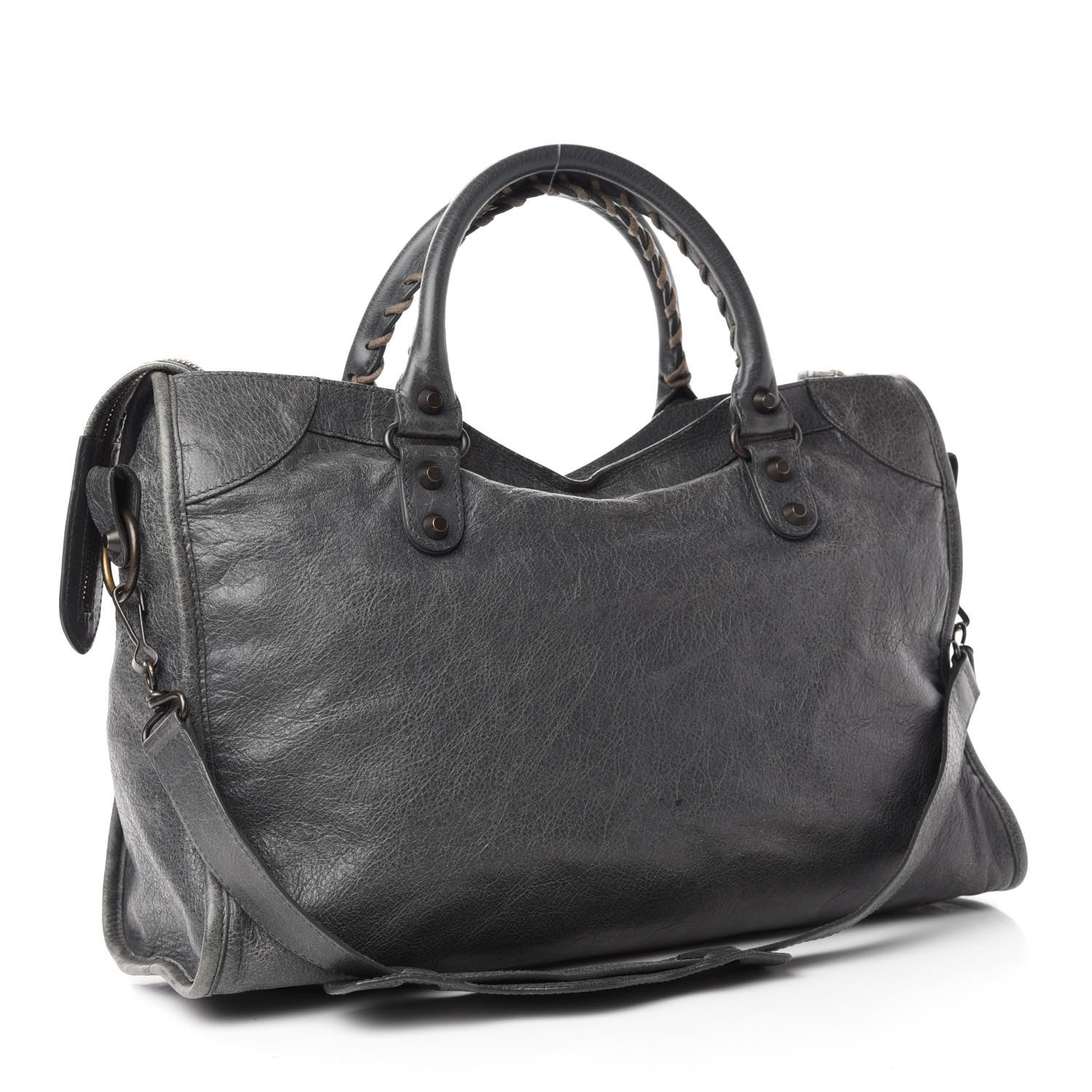Balenciaga Agneau Classic Hardware City Gris Tarmac 3 of 11