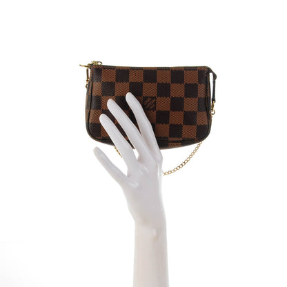 Louis Vuitton Damier Ebene Mini Pochette Accessories 2 of 6