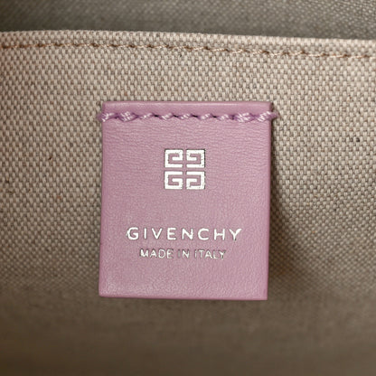 Givenchy Canvas Embroidered Medium G-Tote Old Pink 5 of 7