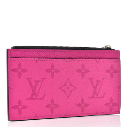 Louis Vuitton Taigarama Coin Card Holder Fuchsia 3 of 6