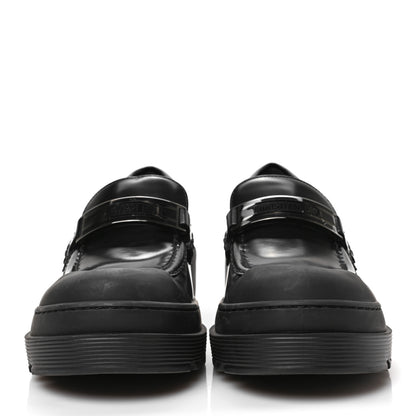 Christian Dior Brushed Calfskin Dior Code Lug Sole Platform 35mm Loafers 36 Black 2 of 8