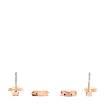 Hermes Rose Gold Lacquered Farandole Drop Earrings Black 3 of 7